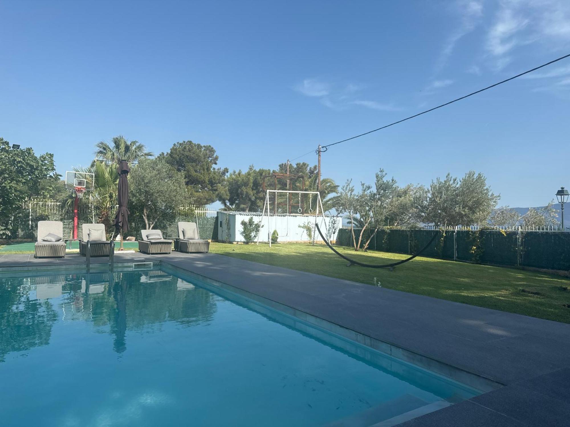 Zoza Luxury Villa Isthmia By The Sea With Private Pool Kalamáki 외부 사진