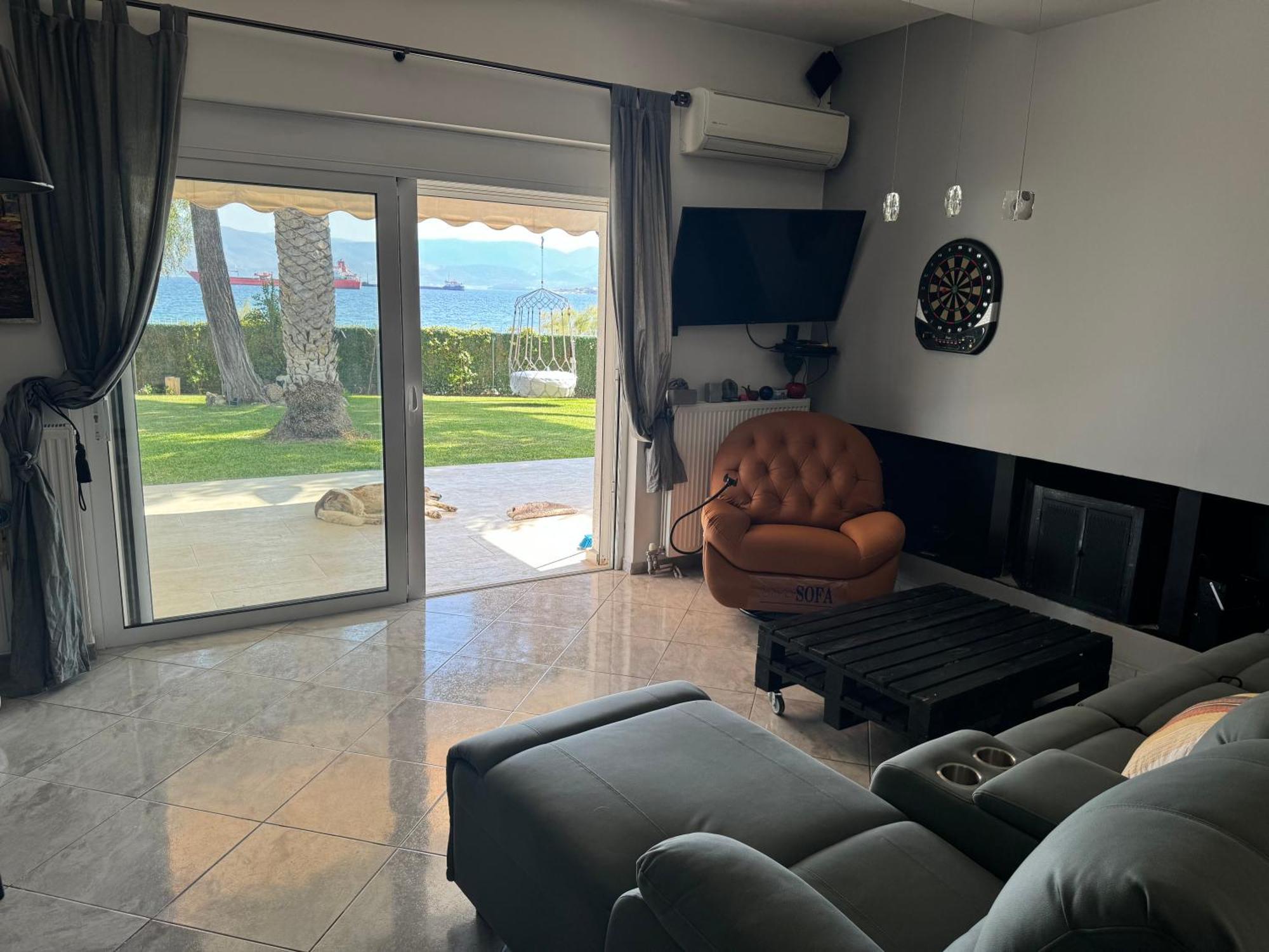 Zoza Luxury Villa Isthmia By The Sea With Private Pool Kalamáki 외부 사진